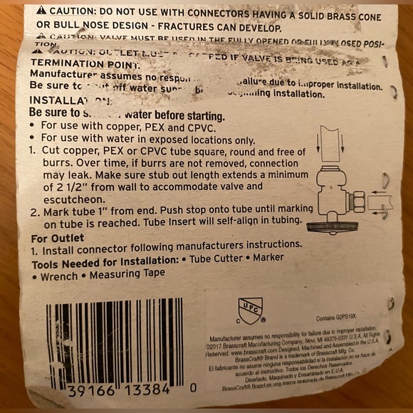 Peerless Push Connect x Compression Angle PRL302X D | 223942 | 1/2 Nom Push Conn - Picture 6 of 6
